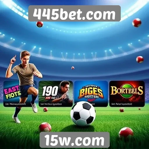 Diversidade de jogos oferecidos por 445bet